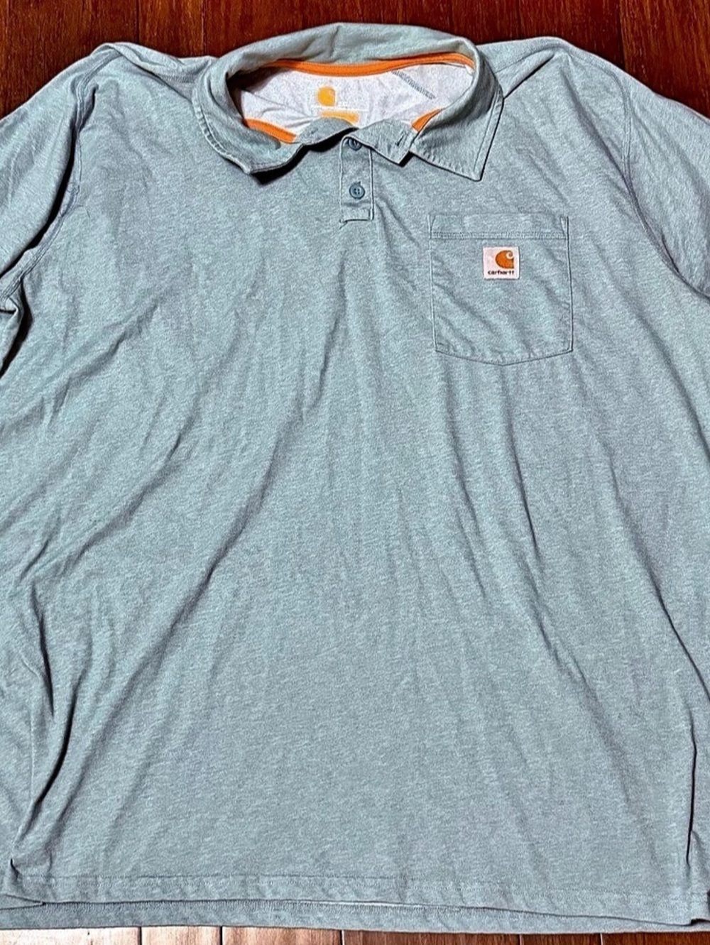 Carhartt Force Delmont Pocket Polo Gray 2XL